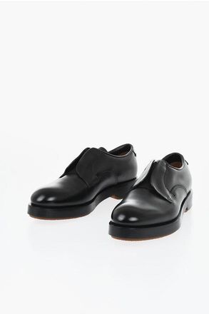 Ermenegildo Zegna Leather Derby Shoes UDINE With Elastic Insert size 40