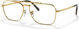 Ray-Ban 58mm Square optical glasses in Gold at Nordstrom