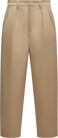Moncler Cotton Gabardine Pants Beige Size 48