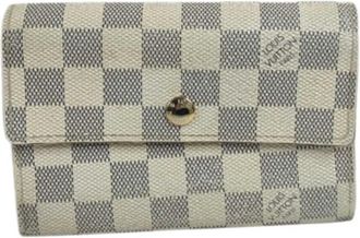 Louis Vuitton Damier Azur Damier Azur Wallet (Tri-Fold) (Pre-Owned)
