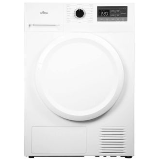 Willow White Freestanding 8kg Heat Pump Tumble Dryer