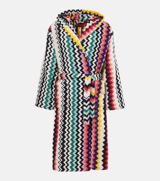 Missoni Accappatoio Best in spugna a zig zag