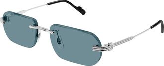 Cartier Premi&egrave;re Zonnebril - Dames - Zonnebrillen - Grijs - ONE Size - Accessoires