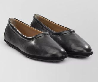 Tod's leather ballerina flats