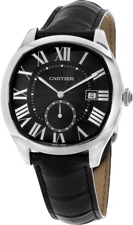 Cartier Pre-owned Cartier Drive De Cartier Black Dial Mens Watch WSNM0006