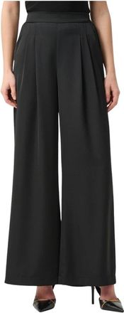 Joseph Ribkoff Dames, Broeken, Zwart, Maat: 2XL Leer