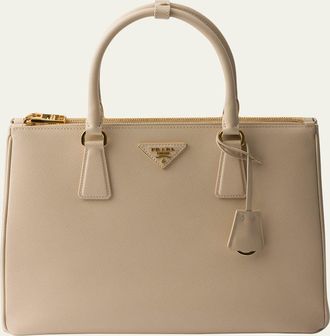 Prada Galleria Large Leather Top-Handle Bag