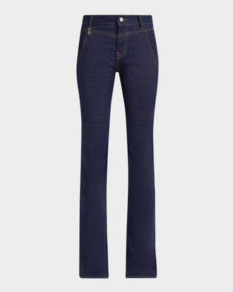 Amiri Raw Denim Bootcut Jeans