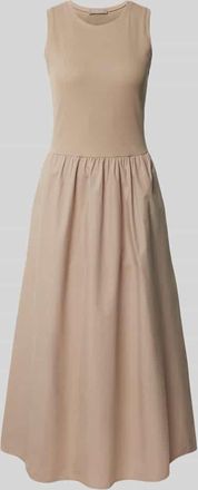 Christian Berg Midikleid in Ripp-Optik in Sand, Gr&ouml;&szlig;e 40