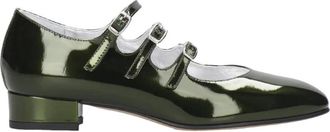 Carel Groene Hak Decollet&eacute; Ariana Schoen - Dames - Pumps - Groen - 38 EU - Leer - Schoenen