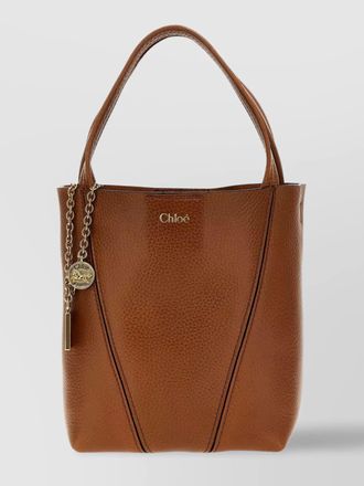 Chlo&eacute; chlo&eacute; spin small leather shoulder bag