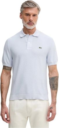 Lacoste Klassieke Gebreide Polo - Heren - Polos - Blauw - 2XL - Katoen - Tops