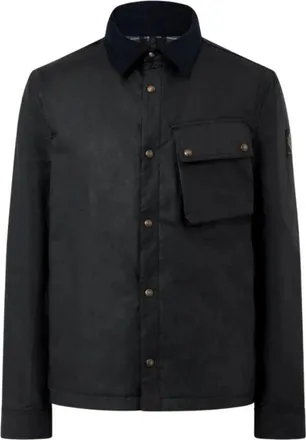 Belstaff Jassen, Heren, Blauw, M, Katoen, Ground Jacket
