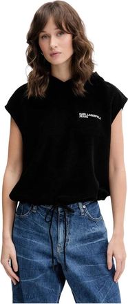 Karl Lagerfeld Oversized Hoodie - Dames - Hoodies - Zwart - S - Katoen - Hoodies & sweatvesten