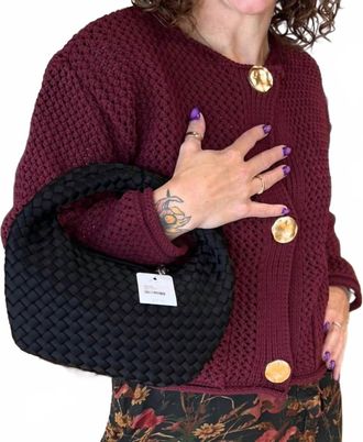 Dex Clothing Reserve Chunky Knit Cardigan In Red