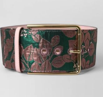 Dolce & Gabbana floral jacquard belt