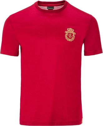Billionaire Boys Club T-Shirt Ronde Hals Crest - Heren - T-shirts - Rood - XS - Katoen - Tops