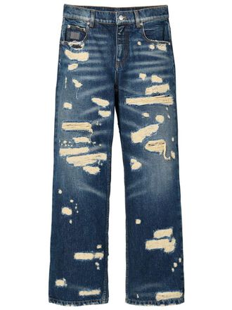 Marc Jacobs The Rip And Repair Straight Jean Jeans