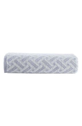 Brooks Brothers Crisscross Stitch 4-Piece Turkish Cotton Towel Set in Grey at Nordstrom Rack, Size Bath Sheet