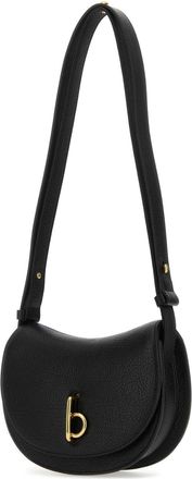 Burberry Womens Rocking Horse Shoulder Bag Black Calf