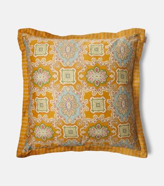 Etro Mosaico cotton cushion
