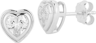 Glaze Jewelry Silver Cz Earrings