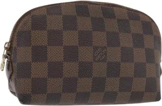 Louis Vuitton Pre-owned Clutches, female, Brown, Size: ONE SIZE Pre-owned Vintage Canvas Clutch