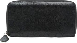 Louis Vuitton Pre-owned Wallets, female, Black, Size: ONE SIZE Pre-owned Long wallet (bi-fold)