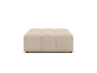 CXL by Christian Lacroix Puf de terciopelo beige claro