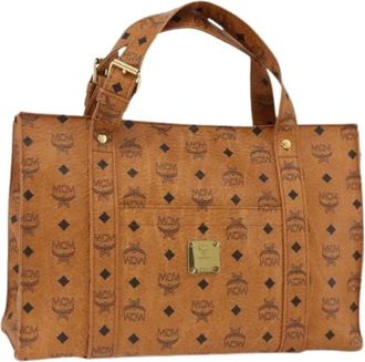 MCM Pre-owned Tote Bags, female, Brown, Size: ONE SIZE Pre-owned Tote Bag