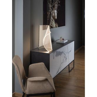 Schuller Lámpara de sobremesa velos ii cromo