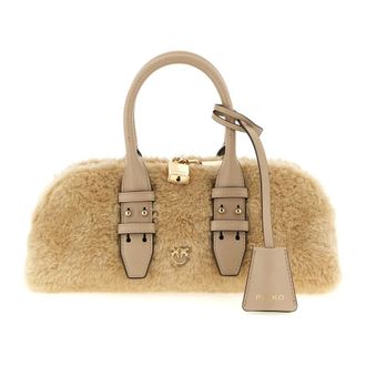 Pinko Pinko, Dames, Tassen, Beige, Maat: ONE Size