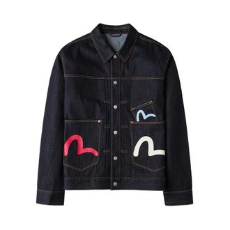 Evisu Hombre, Chaquetas, Azul, Talla: XL