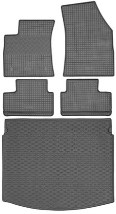 OEM Renault Megane Iv Estate Desde Septiembre De 2016. Juego De Alfombrillas De Goma Para Coche + Alfombrilla Para Maletero