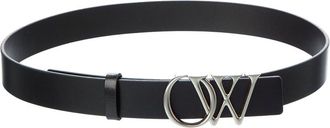 Off-white Leather Belt