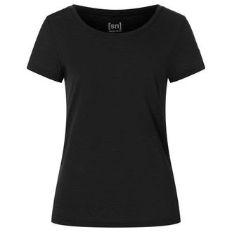 super.natural Midsummer Tee Merinoshirt f&uuml;r Damen | schwarz