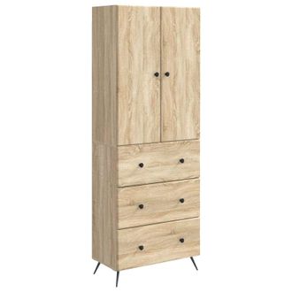 vidaXL Juego De Armarios 2 Uds. 66 X 34,5 X 90 Cm Madera De Ingenier&iacute;a Vidaxl