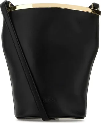 Tod's Secchiello Mini - Dames - Schoudertassen - Zwart - ONE Size - Leer - Tassen