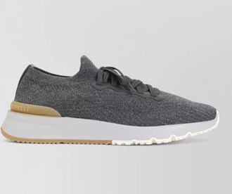 Brunello Cucinelli cotton knit sneakers