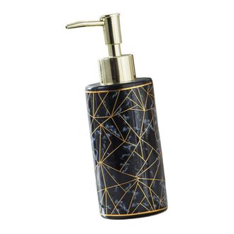 OEM Dispensador De Loci&oacute;n De M&aacute;rmol Cer&aacute;mico, Di&aacute;metro - Negro