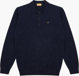 Gabicci Vintage 1973 Mens Gabicci Vintage Francesco Navy Polo Shirt - Size: 38