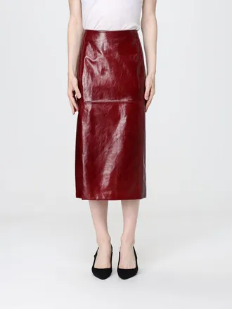 Sportmax Gonna a tubino di pelle