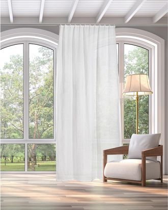 Jelmoli-Shop Vorhang »Leinen 140 x 245 cm, Ivoire« Hakenaufhängung 1 Stk. tlg