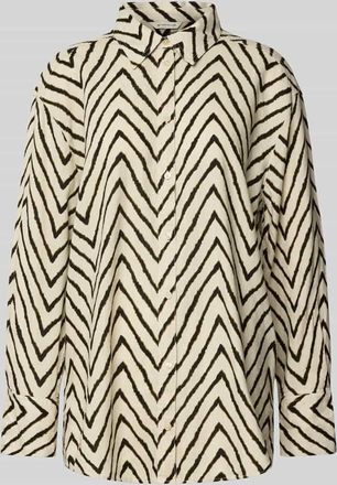 Tom Tailor Oversize Hemdbluse aus Leinen-Viskose-Mix in Beige, Gr&ouml;&szlig;e 36