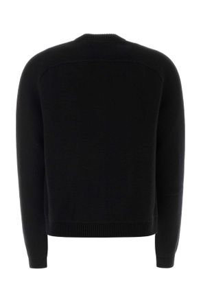Gucci Womens Black Wool Blend Cardigan Blackmix Mix Maglie