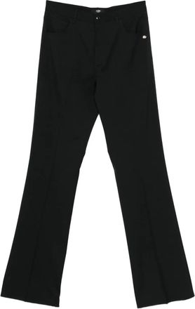 Amiri Bootcut broek met knopen - Zwart