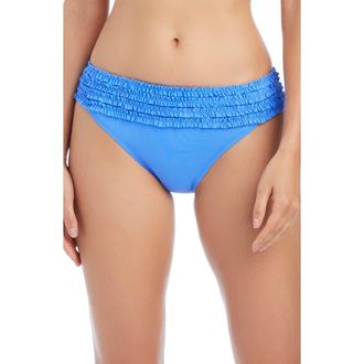 Bleu Rod Beattie Banded Hipster Bikini Bottoms in Periwinkle at Nordstrom, Size 10