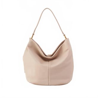 Hobo Womens Harley Pebbled Leather Bag In Stonewash