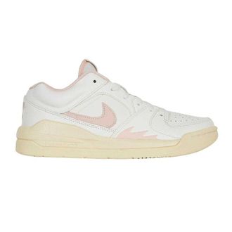Nike Dames/Dames Jordan Stadium 90 Leren Trainers (Wit/Roze)