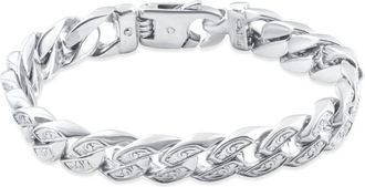 Pompeii3 Mens Designed Link 14k Gold (79gram) or Platinum (127gram) 10.5mm Bracelet 9.25